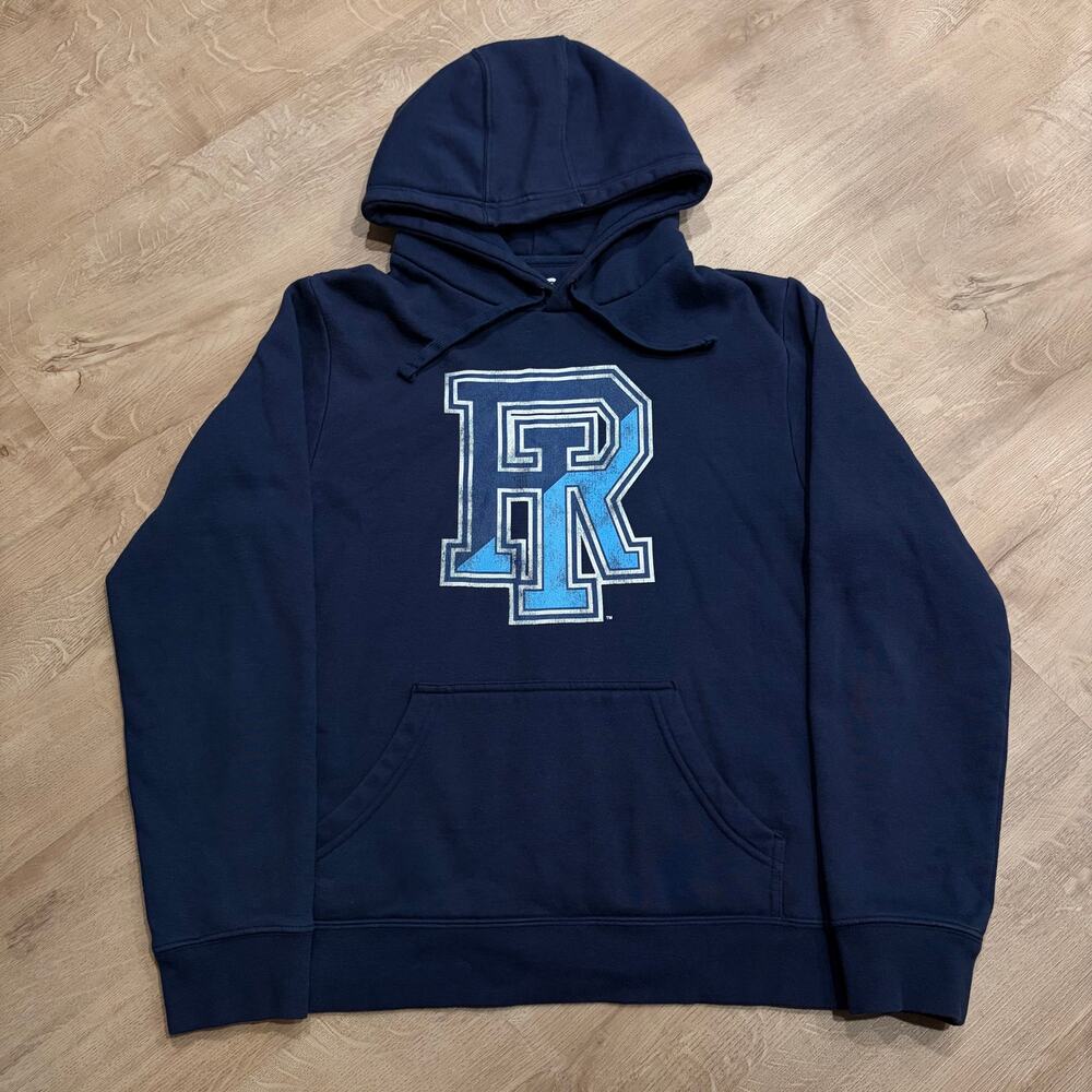 Fanatics URI University Of Rhode Island Rams Hoodie Men's Medium Sweatshirt Blue